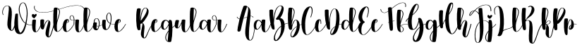 Winterlove Regular font