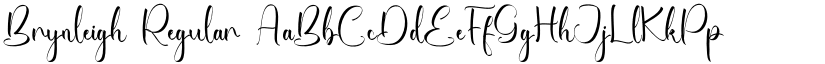 Brynleigh Regular font