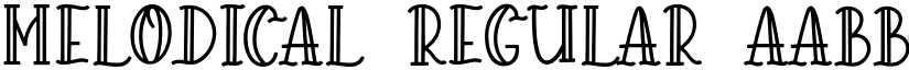Melodical Regular font