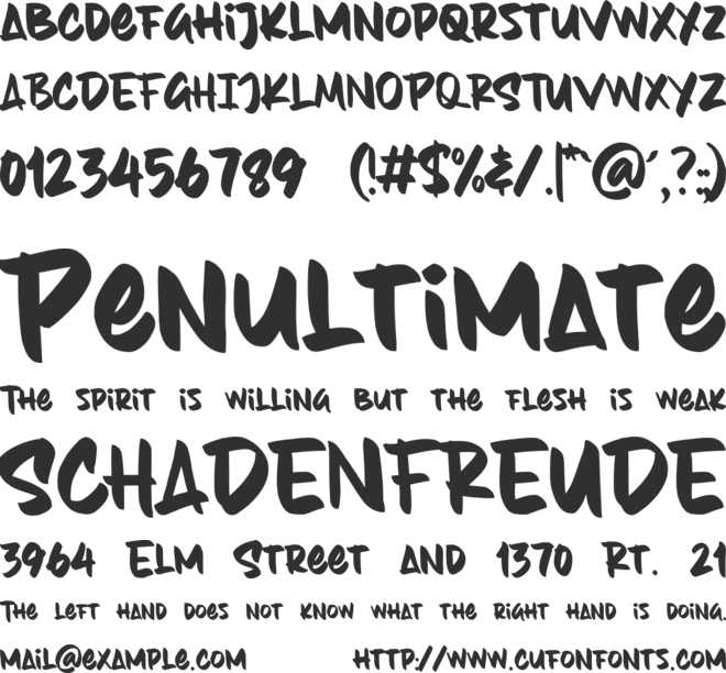 Leroyce font preview