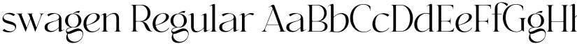 swagen Regular font
