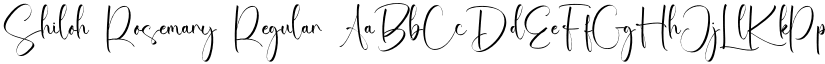 Shiloh Rosemary Regular font