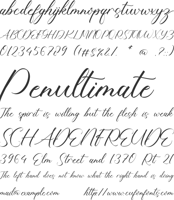 Jenny Greta font preview