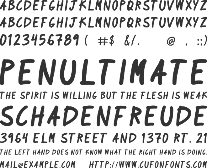 Sweet Love font preview