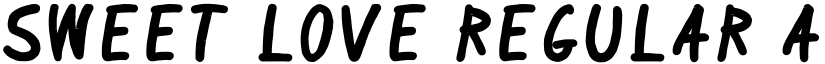 Sweet Love Regular font