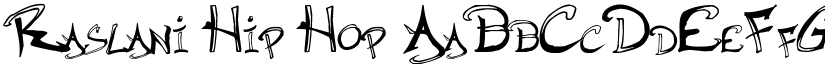 Raslani Hip Hop font