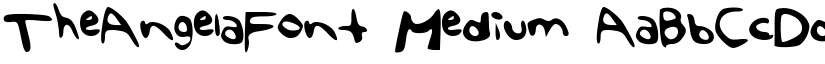 TheAngelaFont font download