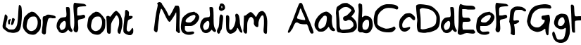JordFont Medium font