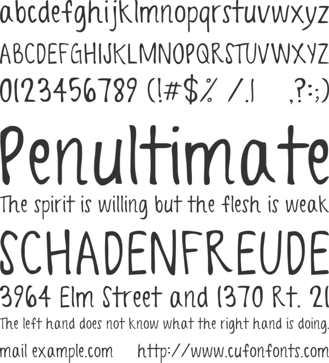 Spring Script font preview