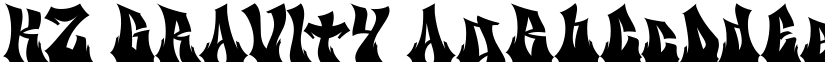 KZ GRAVItY font