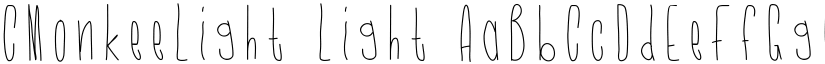 CMonkeeLight Light font