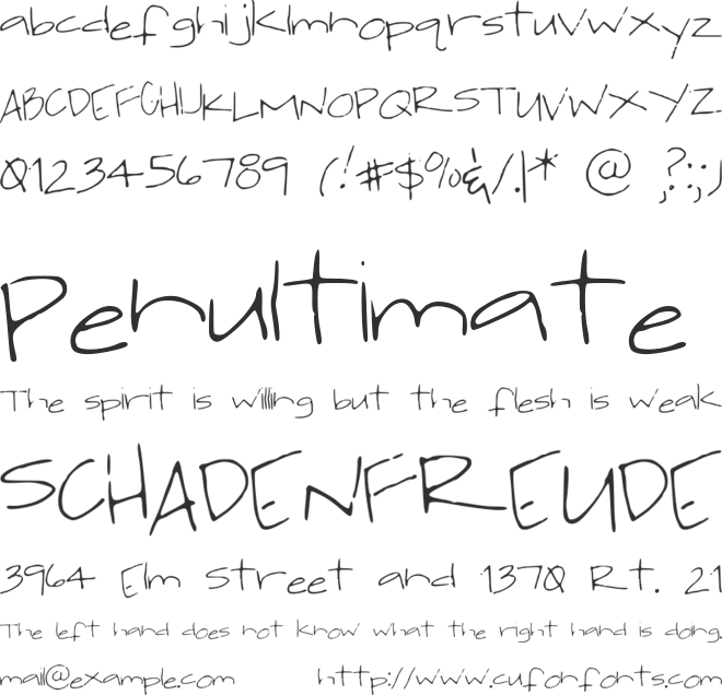 jackishandwriting font preview
