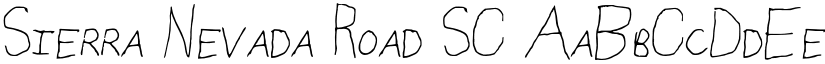 Sierra Nevada Road SC font