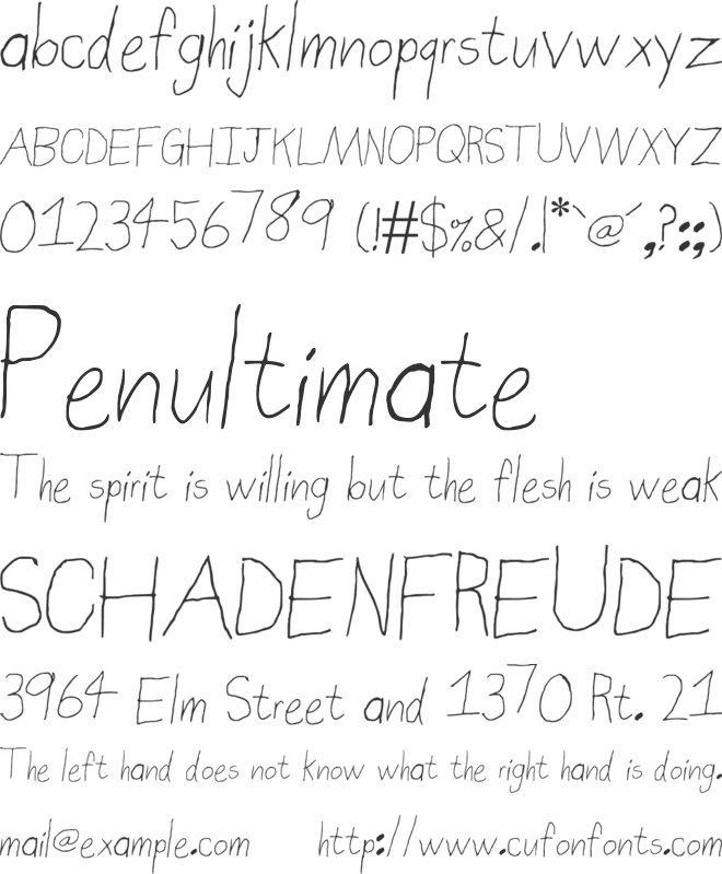 Sierra Nevada Road font preview