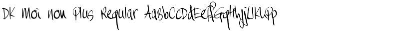 DK Moi Non Plus font download