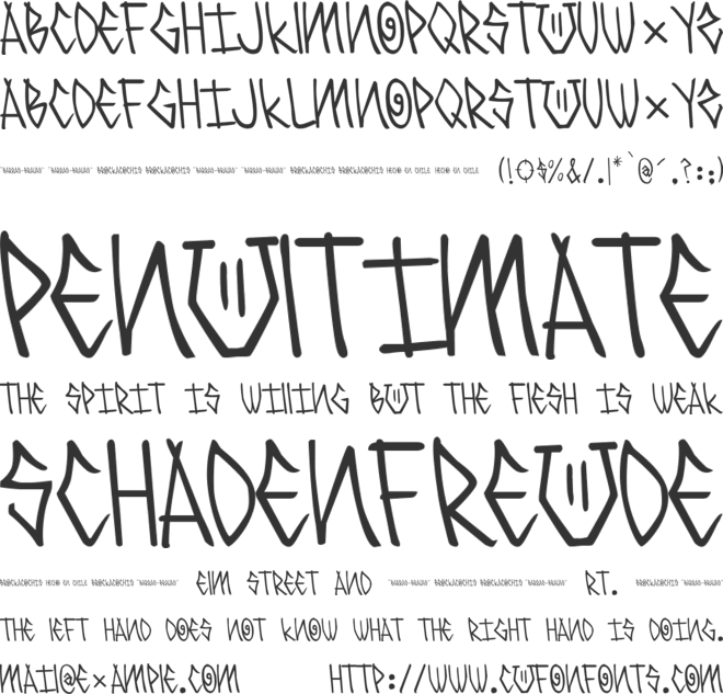 Barras-Bravas font preview