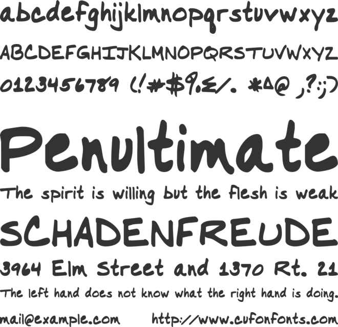 Nancy YOFF font preview