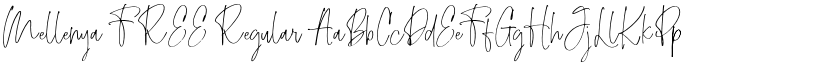 Mellenya FREE Regular font