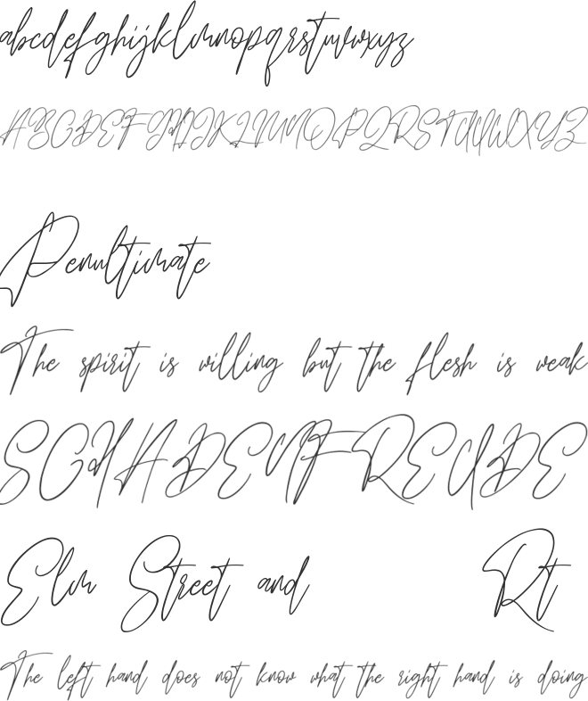 Brittanstone FREE font preview