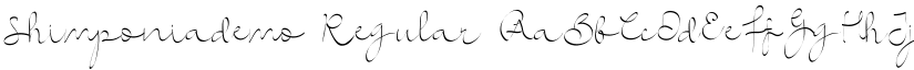 Shimponiademo Regular font