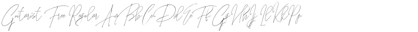 Guitarist Free Regular font