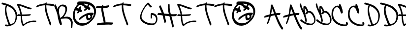 Detroit Ghetto font download