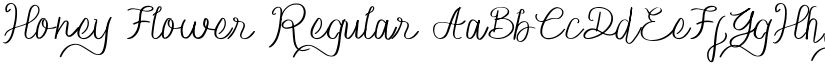 Honey Flower Regular font