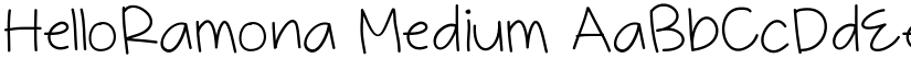 HelloRamona font download