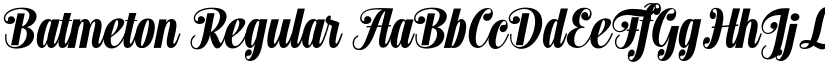 Batmeton font download