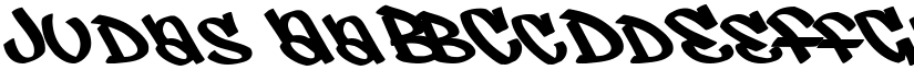 Judas font
