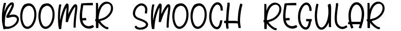 Boomer Smooch Regular font