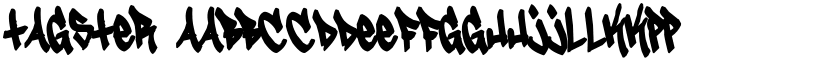 Tagster font