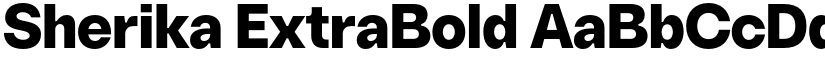 Sherika ExtraBold font