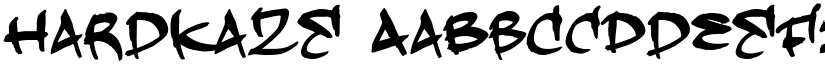 Hardkaze font download