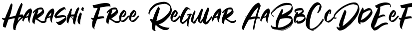Harashi Free font download