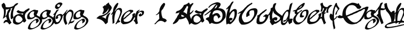 Tagging Zher font download