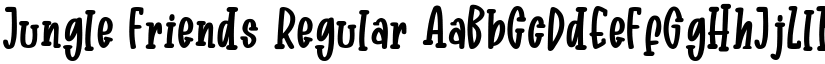 Jungle Friends font download