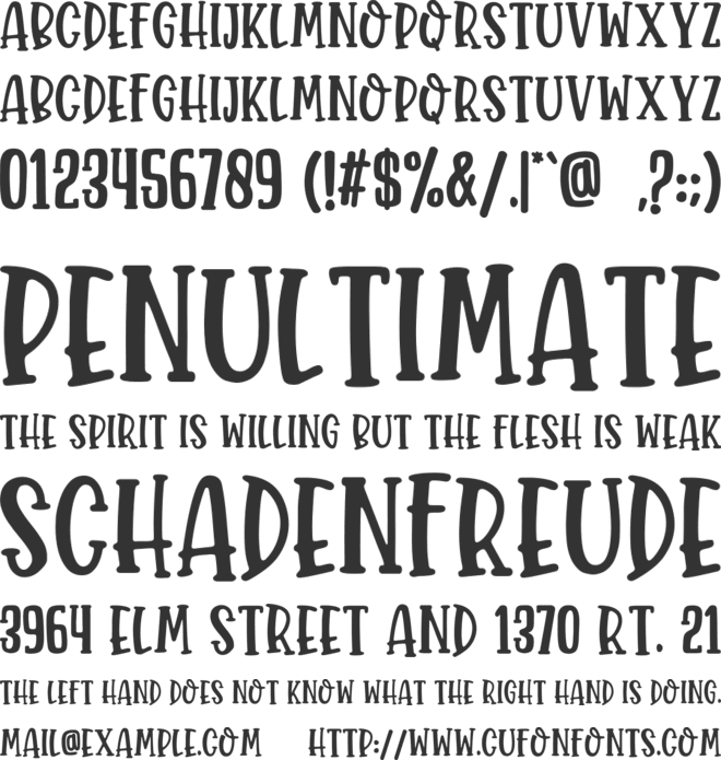 Baby Moon font preview