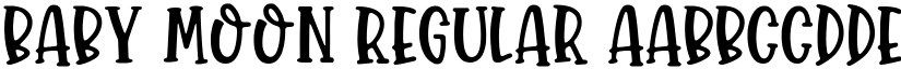 Baby Moon Regular font