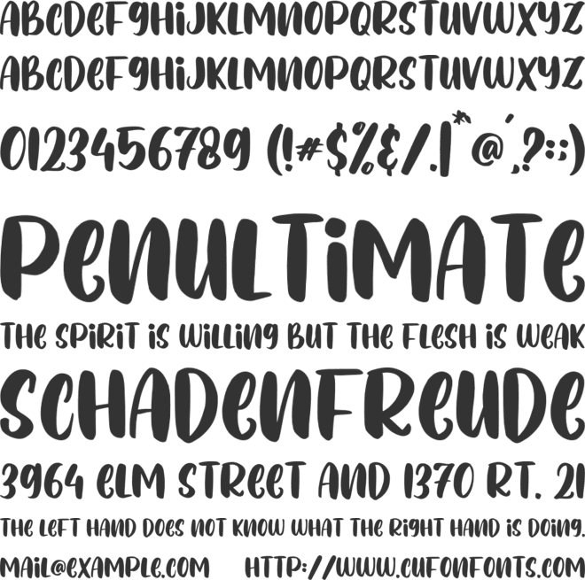 Dobby Duke font preview