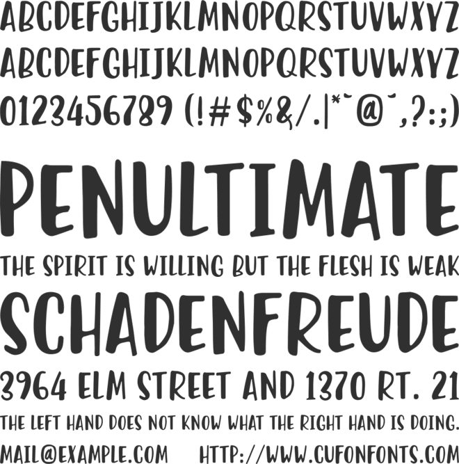 Kulhu One font preview