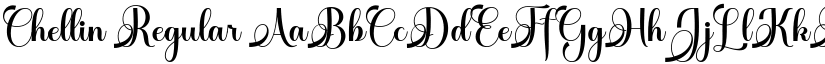 Chellin Regular font