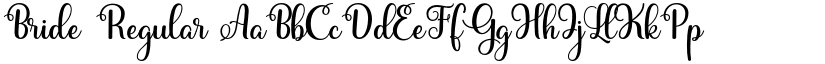 Bride font download
