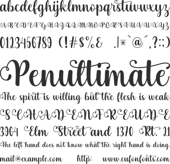 Jollypetter font preview
