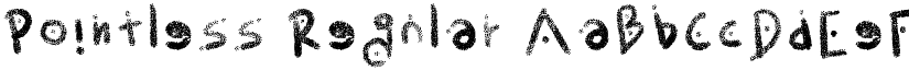 Pointless Regular font