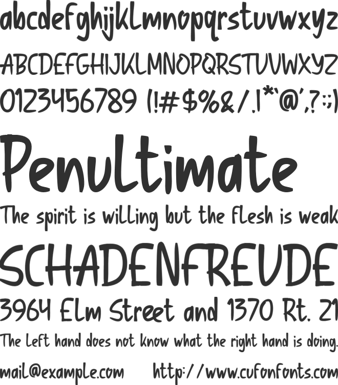 Osnabrug font preview
