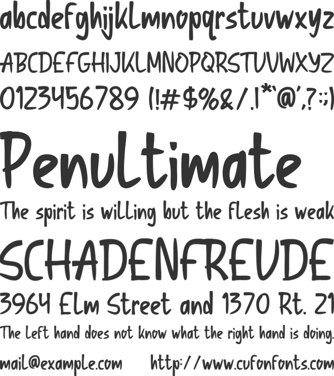 Osnabrug font preview