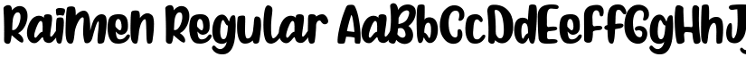 Raimen Regular font