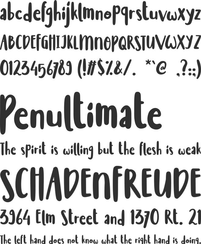 Chavitaly font preview