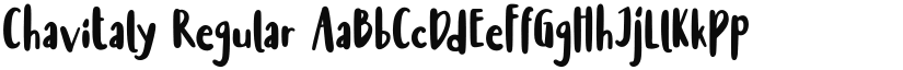 Chavitaly font download
